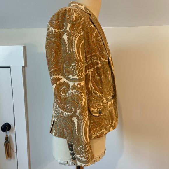 LIZ CLAIBORNE VINTAGE CORDUROY JACKET SZ 10 PETITE - Picture 2 of 7